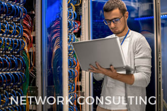 be your network engineer and work on any network project or issue