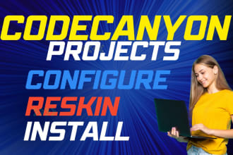 configure reskin install codecanyon projects like exicube