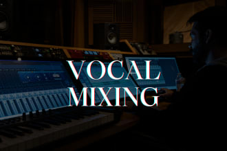 professionally mix your vocal audios into a single track