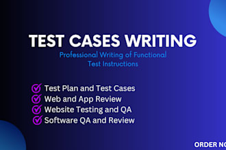create test cases for your website or mobile apps