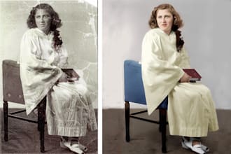 restore old photos fast and naturally within 24 hours
