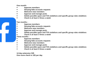 be your facebook administrator and moderator