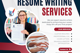 write professional ats friendly CV, resume, cover letter for job success
