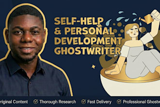 ghostwrite a self help and personal development book