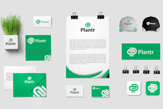business logo, brand identity design and branding kit