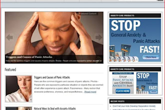 give you a PROFITABLE ready made blog about Anxiety