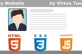 develop a website in HTML, CSS, js