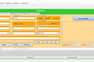 develop a customized desktop windows form business application