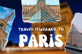 create a customized trip plan for your stay in paris