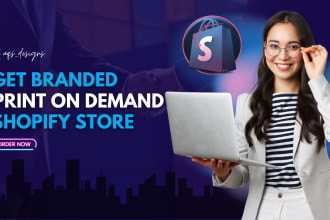 do print on demand shopify store, shopify website
