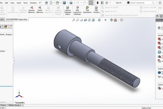 3d model parts and make assemblies in solidworks