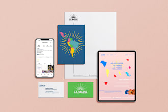 create a vibrant brand identity for you