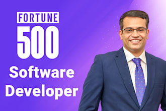 be your software developer as a full stack web developer