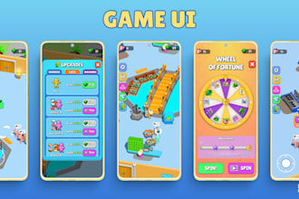 design game icons and game assets, game props