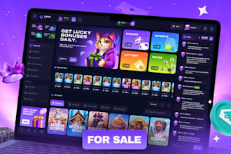 design web3 crypto gaming website UI and game art