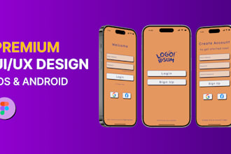 do app design for you, figma app, uiux app design in figma
