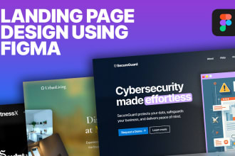 design UI for your landing page or website using figma
