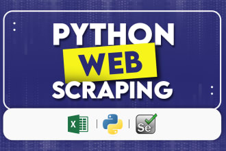 do web scraping and data extraction from any website using python