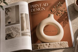 design print ads for newspapers and magazines
