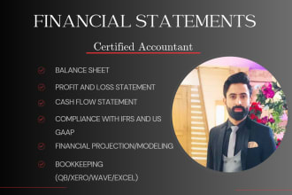 prepare financial statements, profit and loss, balance sheet