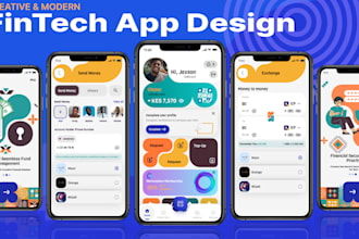 provide a topnotch UI UX design for your fintech application