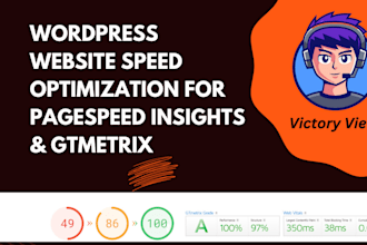 improve wordpress website speed for googlepage speed insights