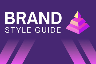 design brand style guide, corporate brand identity with logo brand guidelines