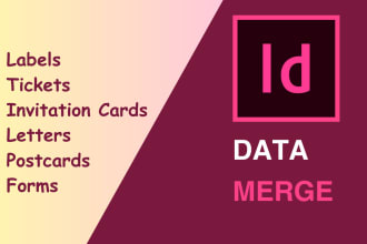 do PDF mail merge or data merge
