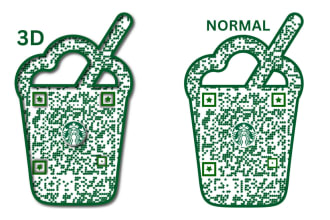 creat custom 3d static or dynamic qr codes