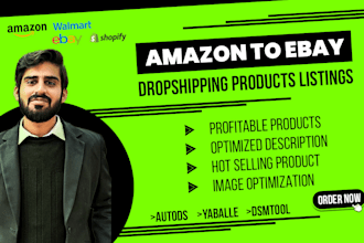 do amazon to ebay dropshipping listings