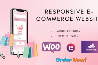 design or redesign business wordpress website or woocommerce