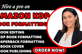 do book editing amazon KDP book formatting paperback formatting book publishing