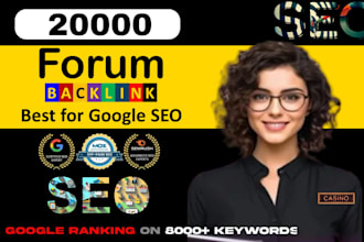 make 7500 social networks and forum profile SEO backlinks