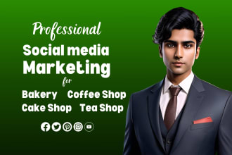 social media marketing for bakery, cake shop, coffee shop