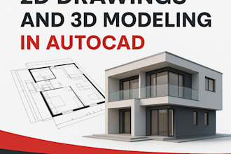 do professional autocad drawings for civil and architectural projects