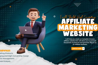 build traffic boosted high converting affiliate marketing website