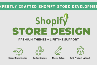 expertly design and optimize your shopify store for maximum sales