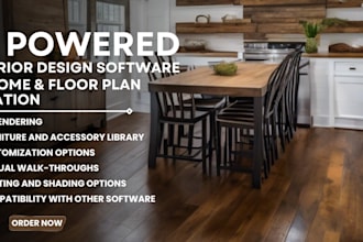 build beatify ai powered interior design software, 3d home n floor plan creation