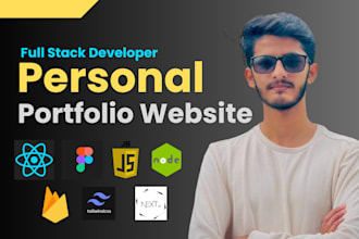 develop professional personal portfolio website