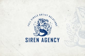 create unique vintage retro style business logo design