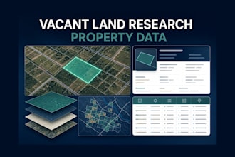 research vacant land property data markets and clean acquisition data