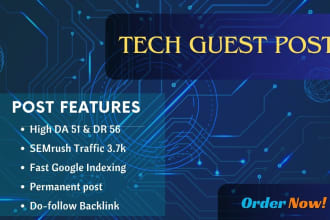 provide tech guest post service