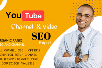 do youtube SEO expert and video promotion
