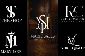 do minimalist luxury monogram, clothing, streetwear and initial logo