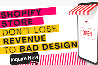 conversion optimized shopify store and ecommerce website