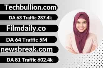 do guest posts on techbullion,com and filmdaily,com high da guest post