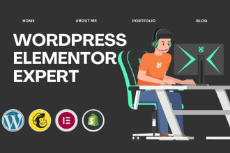 design professional wordpress websites using elementor pro