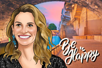 do incredible custom portraits