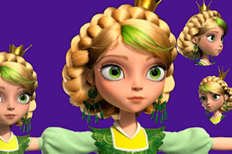 do 3d character modeling 3d character animation 3d cartoon character