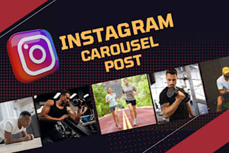 design attractive instagram carousel post